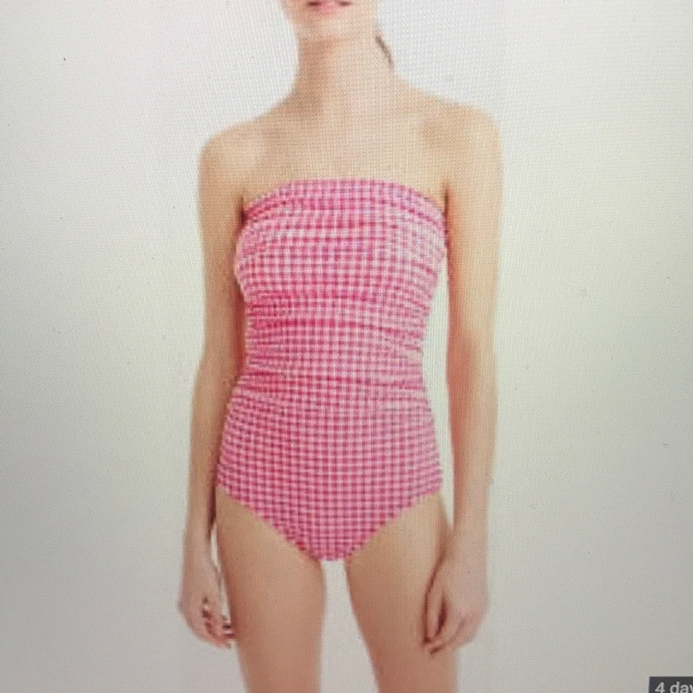 Jcrew bandeau one piece